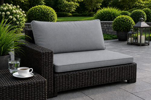 Rattan garden furniture - garden,