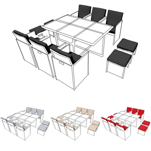 Replacement 16pc cushion set - replacement,