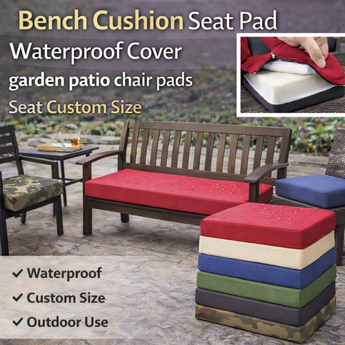 Waterproof bench cushion pad - waterproof,