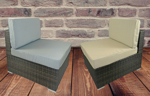 Rattan seat back - back, cushion